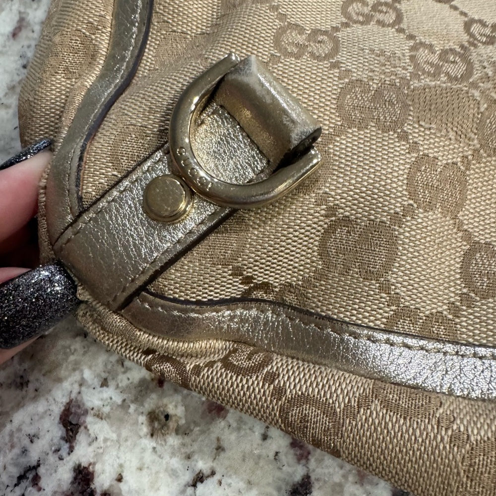 Gucci project GG Canvas Small Abbey Tote w/COA - Picture 11 of 15